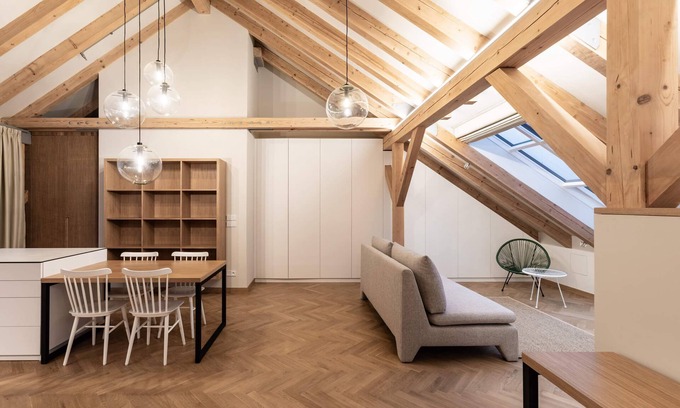 Vinohrady Apartment | Cozy Attic Loft with Terrace in Prime Location