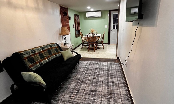 Camptown Cabin | Cozy cabin nestled along the Susquehanna river with WiFi and AC.