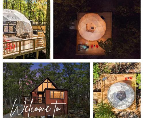 Capon Bridge House | Cozy Chalet & Luxe Domes Retreat w Stunning Views