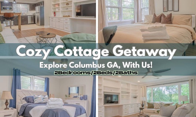 Columbus House | Cozy Cottage Getaway| 2bed | 2bath