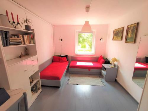 Kedainiai District Municipality Ski Chalet | Cozy farmhouse next to a pond for a peaceful retreat