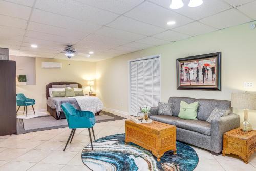 Inman Apartment | Cozy Jonesboro Studio with Patio about 22 Mi to Atlanta!
