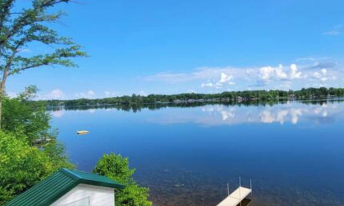 Sturgeon Lake House | Cozy lake cabin with the best view on the lake! Pet friendly!