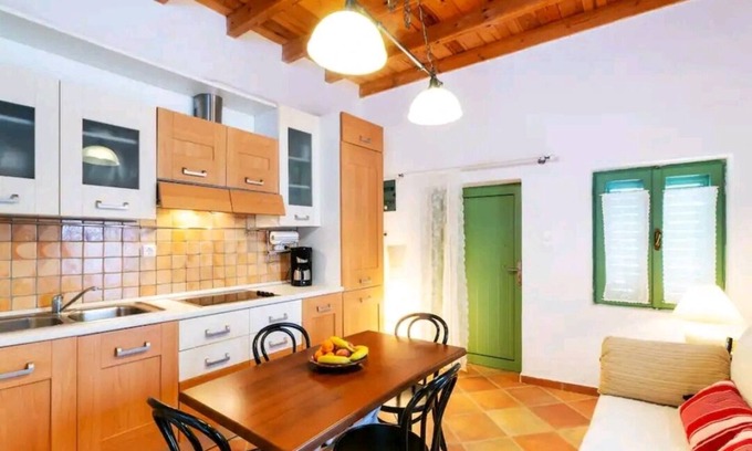 Piskokefalon House | Cozy Stone Cretan Cottage with relaxing private terrace - mountain view