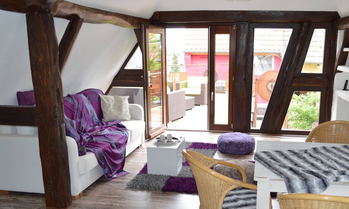 Leopoldshafen Apartment | Cozy vacation apartment with terrace near Karlsruhe
