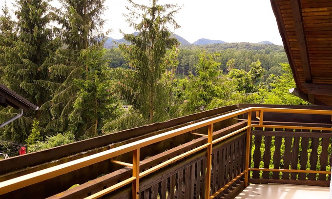 Bundenthal Apartment | Cozy vacation apartment "Schwalbennest" under the roof with garden access