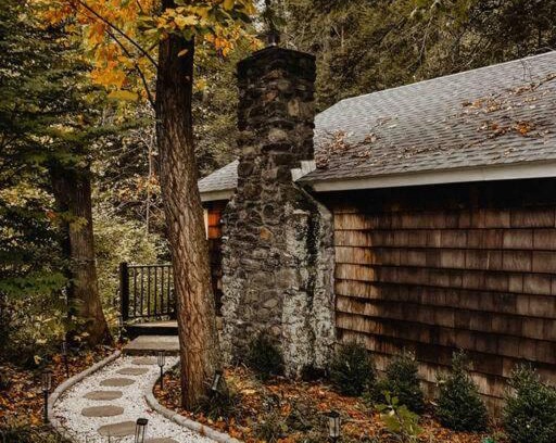 Gaylordsville House | Creek Side Cabin with Wood Fired Hot Tub and Fire Pit