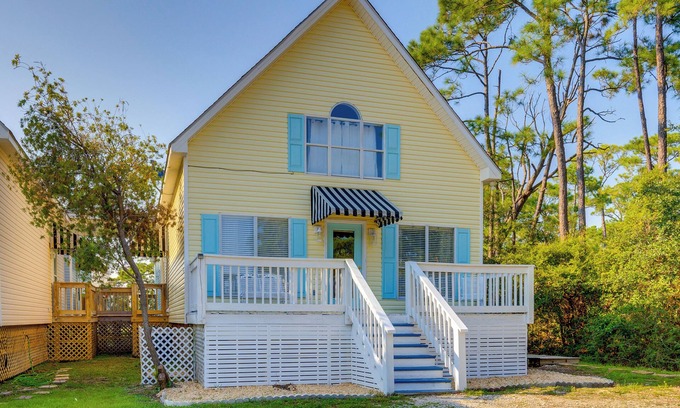 Dauphin Island Cottage | Creekfront Dauphin Island Cottage: Walk to Gulf!