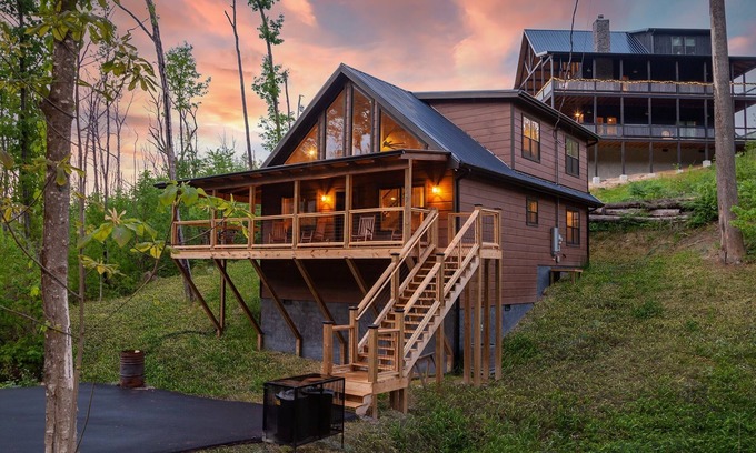 Chalet Village North Cabin | Creekside Manor Too 2 Bedroom Cabin by RedAwning