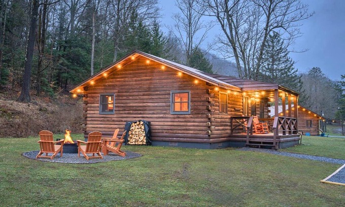 Mills Cabin | Custom Log Cabin #3 | Denton Hill State Park