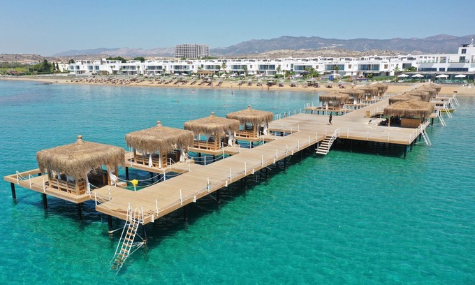 Vasilia Apartment | Cyprus Luxury, 400m private beach of the apartment complex, 200m from the pool