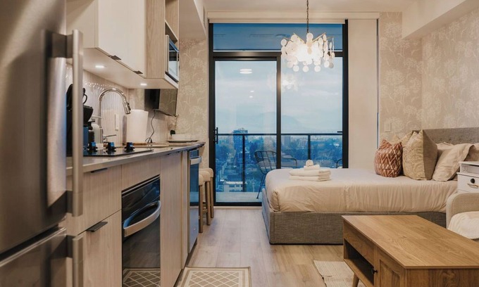 Downtown Kelowna Apartment | Dandelion Studio | Pet-Friendly Stays