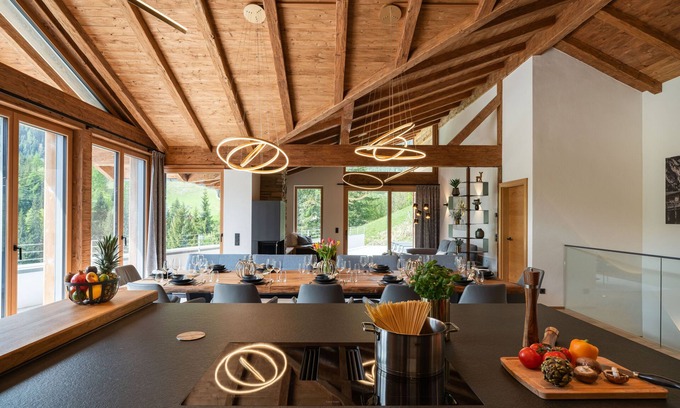 Muehlbach Am Hochkoenig Ski Chalet | DasKöniglich Luxus Chaletnin Mühlbach am Hochkönig, Ski amadé