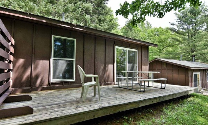 Iron River Apartment | Deer Trail Resort Lakeside 4 on Lake Delta