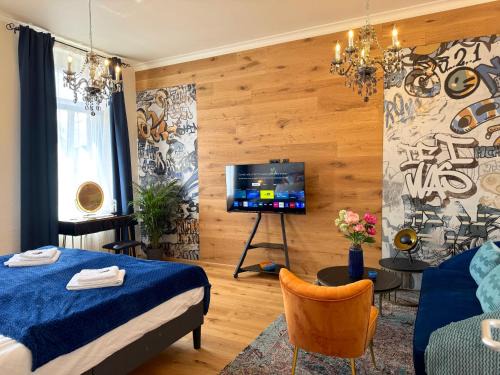 Kaßberg Apartment | Dein City Apartment - 2 Zi -Schick - Private Parking