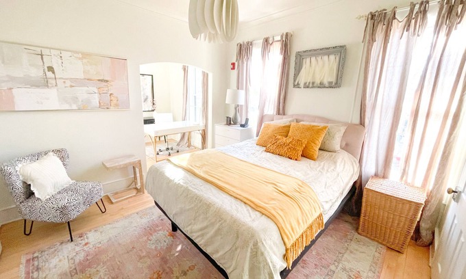 Delafield Apartment | Delafield Gem King Bed, River Views & Downtown at Your Door