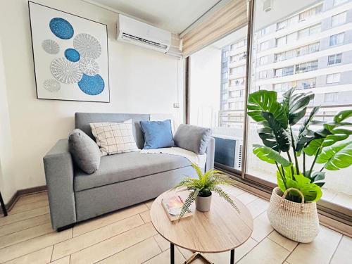 Las Rejas Apartment | Departamento 1D-1B hasta 4 personas, Parking, AC, Calefaccion