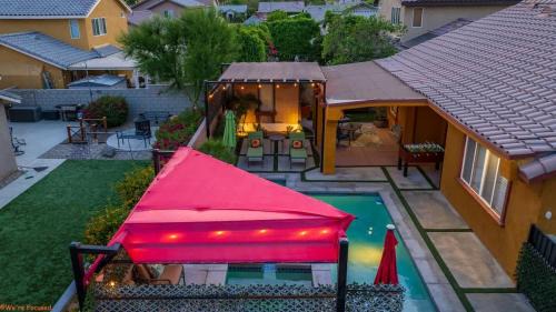 Coachella House | Desert SunFlower walking polo ground CoachellaFest