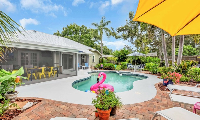 Palma Sola House | Destiny Palms Pool & Spa, Game Room, Mini Golf, Giant Chess Near IMG & AMI