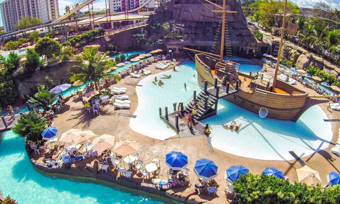 Caldas Novas Apartment | diRoma Resort com um dia no Acqua Park