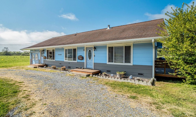 Orick House | Dog-Friendly Home Near Town, Parks & Beaches w/ Two Kitchens & Free WiFi