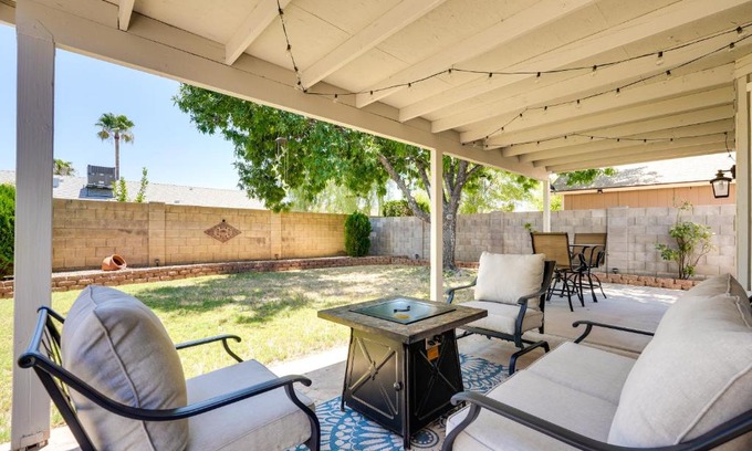 Paradise Valley Village House | Dog-Friendly Home with Gas Fire Pit in North Phoenix