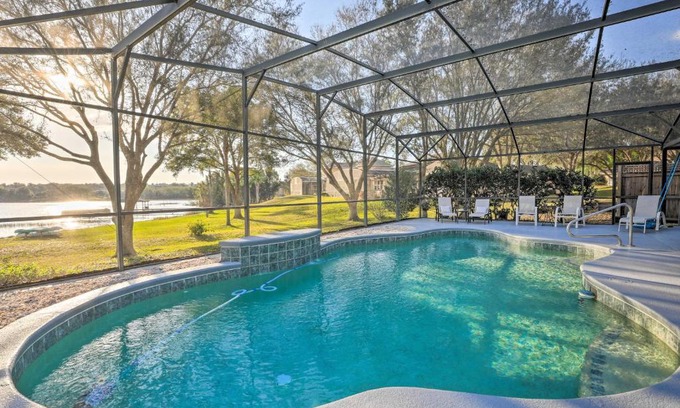Sawmill House | Dog-Friendly Lake Home with Dock about 25 Mi to Disney!