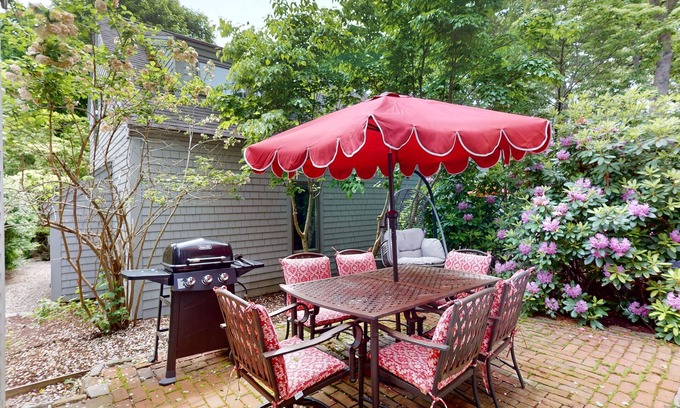 Mews Village Condo | Dog-friendly, two-story condo with community pool - close to Mashpee Town Beach
