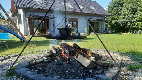 Podgorzyn House | Dom uKromki z kominkiem i widokiem na Śnieżkę