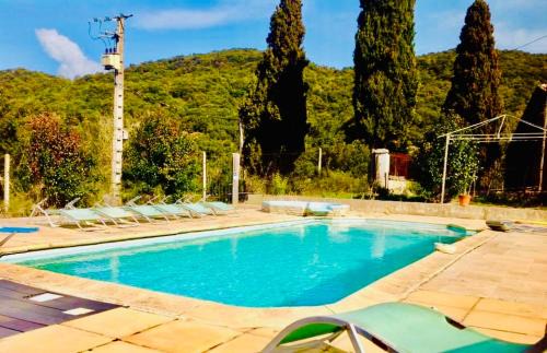 Villefloure House | Domaine de Gourgounet gîte à la ferme, Gite de groupe 25 couchages avec piscine privative