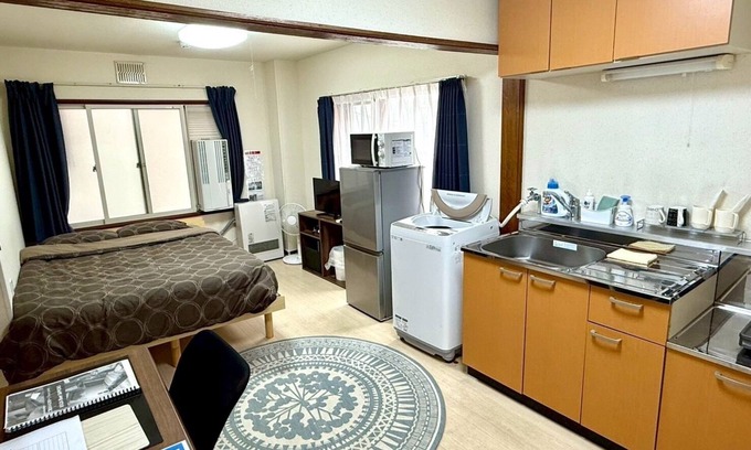 Shiroishi Apartment | Double bedroom 201 3 minutes walk from Kikusui St - 201 Ishima Heights/Sapporo Hokkaidō