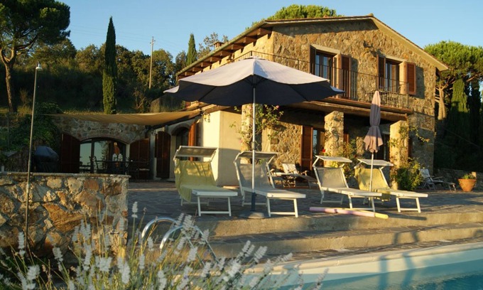 Roccatederighi Villa | Dream Pool, near Siena sea views, 9 people, romantically & culinary close