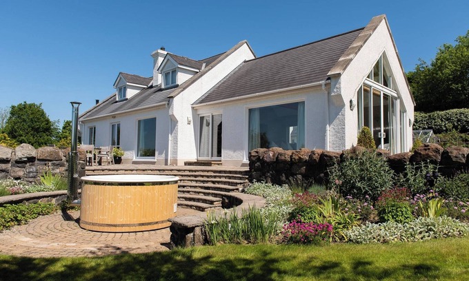 Coleraine Villa | Dundarragh Lodge, Stunning North Coast Villa With River Views & Hot Tub For 20+