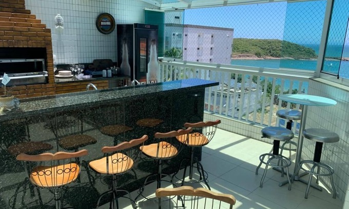 Enseada Azul Apartment | Duplex Penthouse View Of The Bacutia Beach, With Whirlpool, 3 Jobs Gr