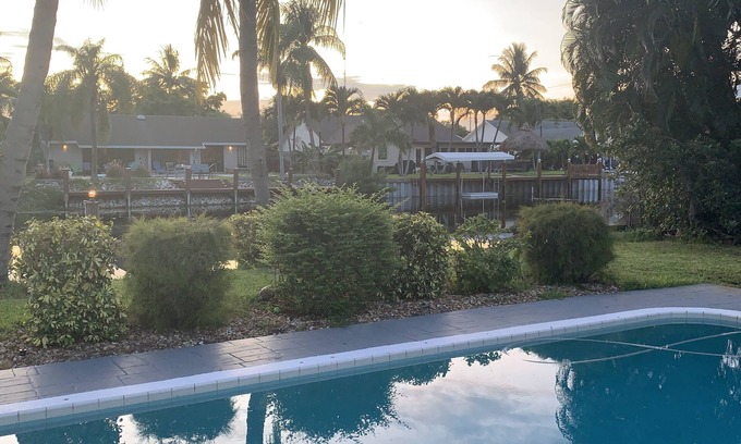 Tropic Palms House | East Delray Beach House with Private Pool