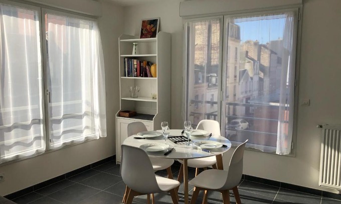 Le Havre Apartment | Echappée mer - 4 pers - Parking privé - Ascenseur - 60m2