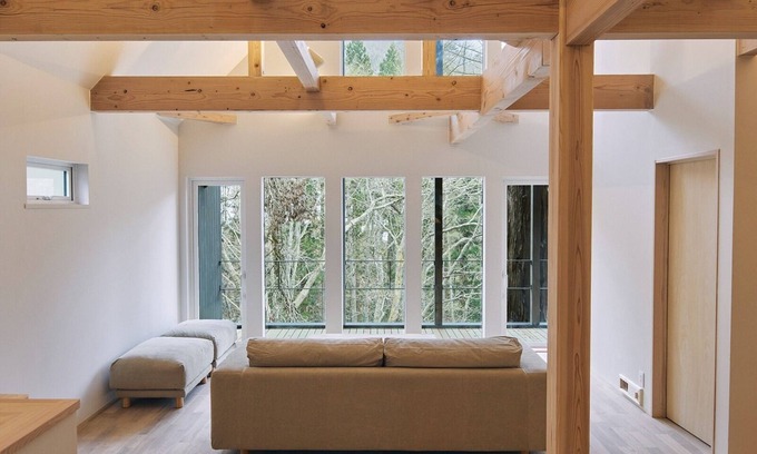 Yonezawa House | ECHO N Building A rental villa with a private saun/Yonezawa Yamagata
