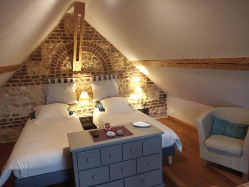 Mentheville Apartment | Eco-gîte La chambre du Vanneur