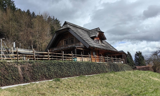 Mozirje House | Eco House Mozirje with nature views & BBQ Terrace