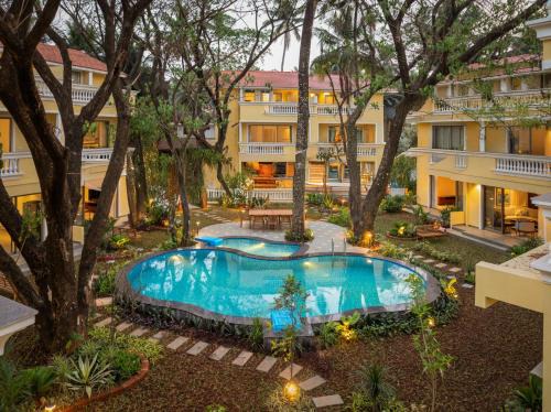 Uttorda Villa | ELIVAAS Kensho Hibiscus 3-BHK Villa With Common Pool, Plunge Pool & Lift Near Popular Beaches