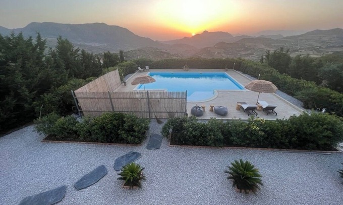 Ciminna Villa | Epic Sicilian Views Pool, Gym, Sauna, Game Room near Palermo, Cefalu