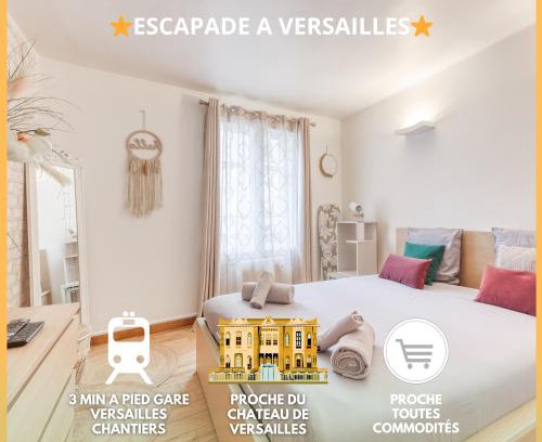 Chantiers Apartment | Escapade à Versailles - 3 min de Versailles Chantiers