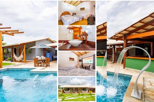 Pirenopolis House | Espaço inteiro:piscina aquecimento solar,2 suítes