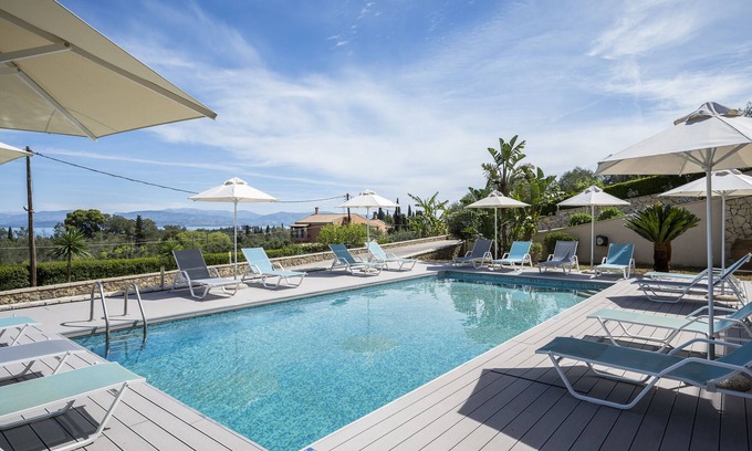 Gouvia Villa | Euphoria Seaview Residences with Shared Pool by Konnect - Pool Side Maisonette