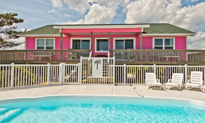 Emerald Isle Cottage | Exceptional Ocean Front Cottage With Pool Perfect For Your Family!