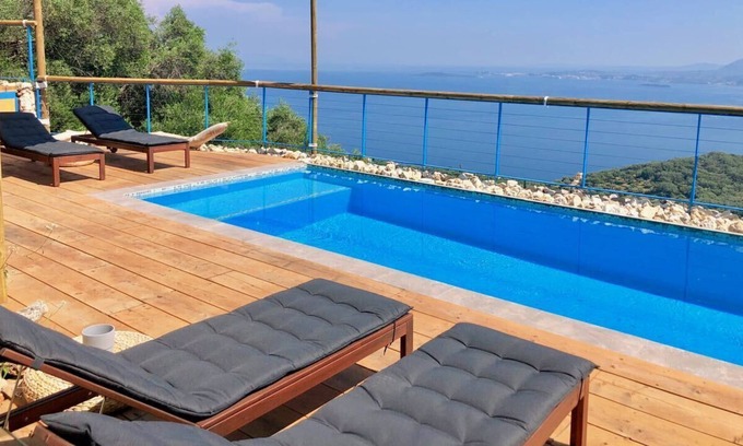 Spartylas House | 'Exceptional Views!!!' House Tanna on the Corfiot Riviera Spartilas Corfu Greece