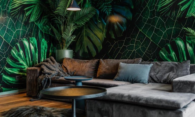 Eschollbrucken Apartment | Exklusive Design Appartement Palm Paradise Neubau