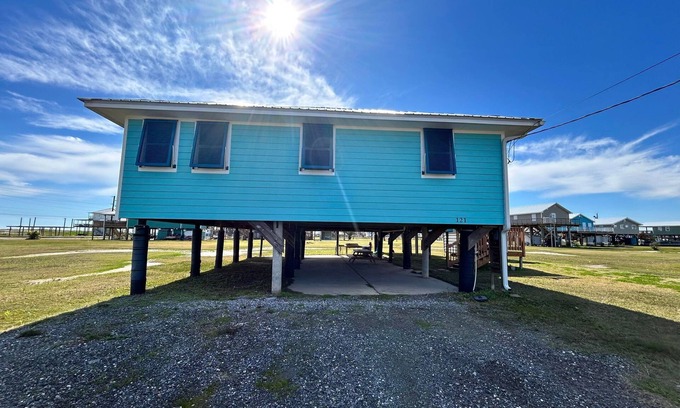 Grand Isle House | Experience coastal charm at Blue Heron, a spacious 4-bedroom retreat in Grand Isle, LA.