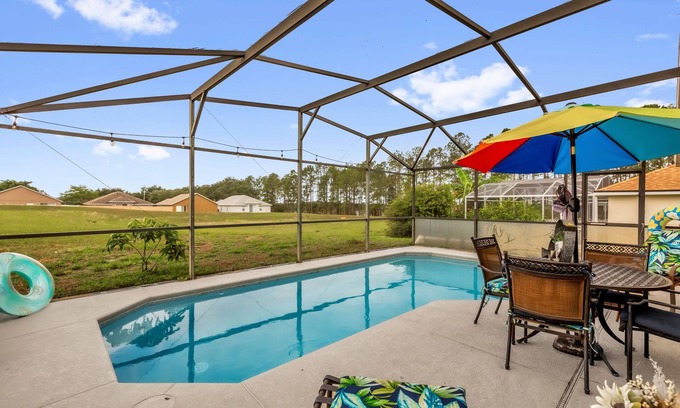 Florida Pines House | Experience peacefulness and quietness that our home offers and Beautiful Pool .