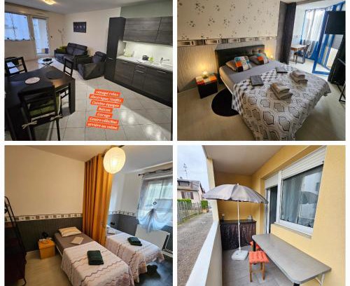 Hericourt Apartment | F3 rez-de-chaussée Centre ville au calme avec Balcon Garage et Netflix
